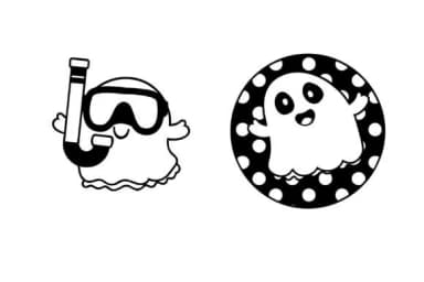 Summerween Boos Dingbats by Illustration Ink — Dingbats Font — thumbnail 4