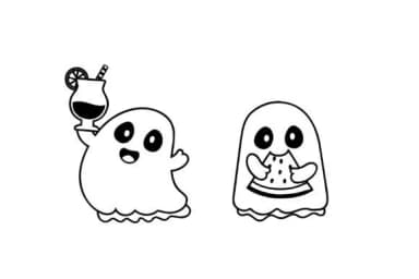Summerween Boos Dingbats by Illustration Ink — Dingbats Font — thumbnail 5