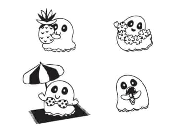 Summerween Boos Dingbats by Illustration Ink — Dingbats Font — thumbnail 6