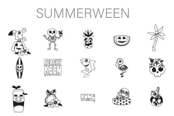 Summerween Dingbats by Illustration Ink — Dingbats Font