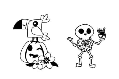 Summerween Dingbats by Illustration Ink — Dingbats Font — thumbnail 3
