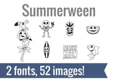 Summerween Dingbats by Illustration Ink — Dingbats Font — thumbnail 1