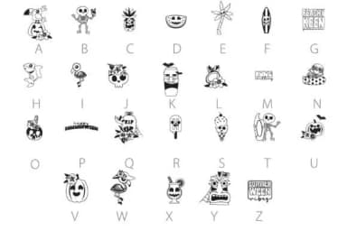 Summerween Dingbats by Illustration Ink — Dingbats Font — thumbnail 3
