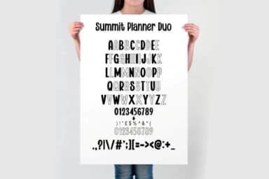 Summit Planner Bundle by TonisArtStudio — Slab Serif Font — thumbnail 4