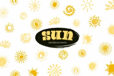 Sun by Suphitchaya — Dingbats Font — thumbnail 1