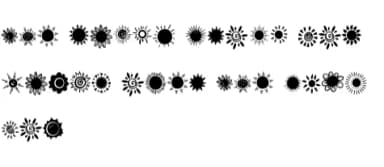 Sun Silhouette by Sontaya — Dingbats Font — thumbnail 8