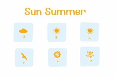 Sun Summer by Ketsarin — Dingbats Font — thumbnail 4