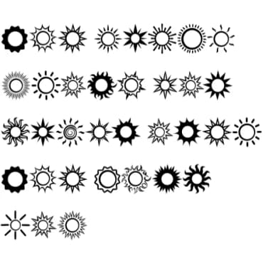 Sun Summer by Chonada — Dingbats Font — thumbnail 8
