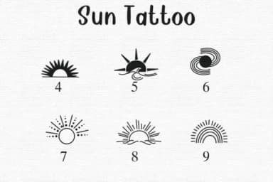 Sun Tattoo by Sontaya — Dingbats Font — thumbnail 4