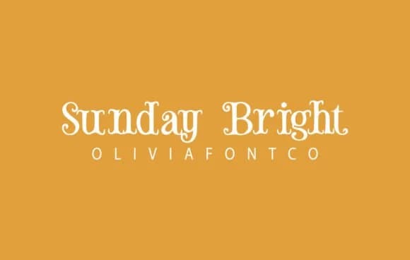 Sunday Bright by OliviaFontCo — Slab Serif Font