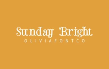 Sunday Bright by OliviaFontCo — Slab Serif Font — thumbnail 1