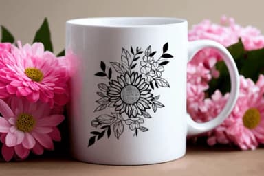 Sunflowers Set by Nun Sukhwan — Dingbats Font — thumbnail 5