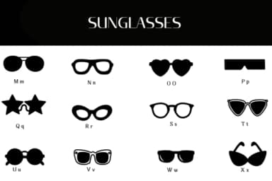 Sunglasses by Heartcraft Atelier — Dingbats Font — thumbnail 3