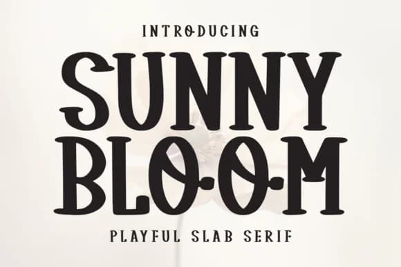 Sunny Bloom by Letterayu — Slab Serif Font