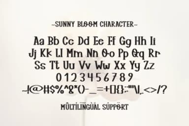 Sunny Bloom by Letterayu — Slab Serif Font — thumbnail 6