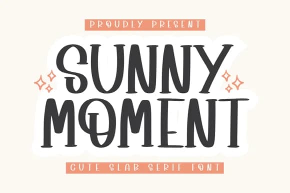 Sunny Moment by CraftedType Studio — Slab Serif Font