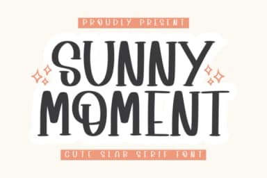 Sunny Moment by CraftedType Studio — Slab Serif Font — thumbnail 1