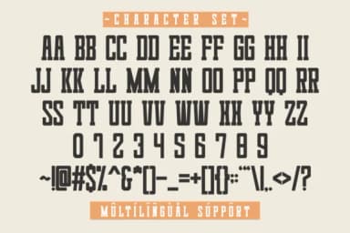 Sunrise Cowboy by Pian45 — Slab Serif Font — thumbnail 3