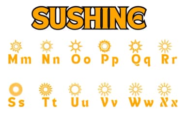 Sunshine by Chonada — Dingbats Font — thumbnail 3