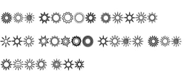 Sunshine by Chonada — Dingbats Font — thumbnail 8