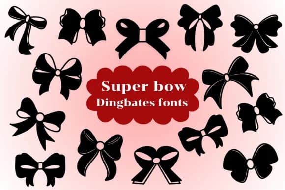 Super Bow by Natchuta — Dingbats Font