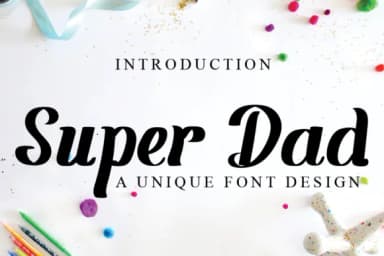 Super Dad by LetterPack — Slab Serif Font — thumbnail 1