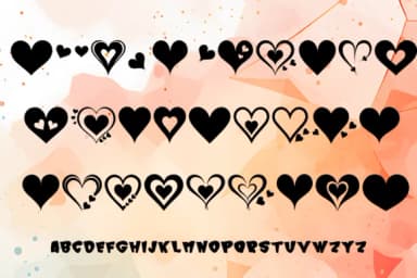 Super Heart by MOMAT THIRTYONE — Dingbats Font — thumbnail 2