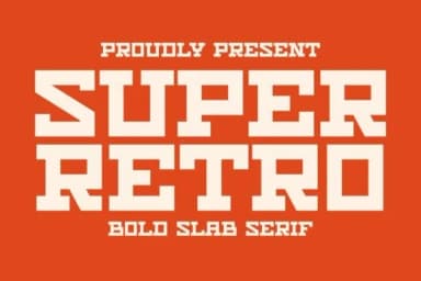 Super Retro by Intype Studio — Slab Serif Font — thumbnail 1
