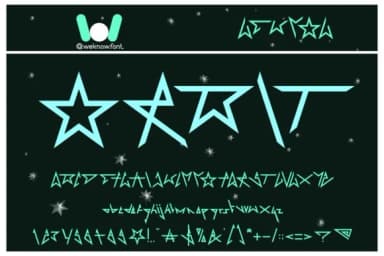 Super Star by weknow — Dingbats Font — thumbnail 4