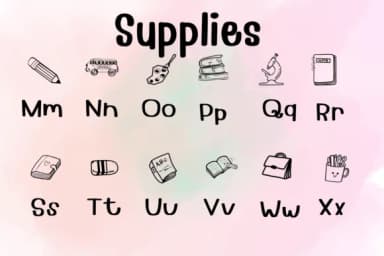 Supplies by KinnareeART — Dingbats Font — thumbnail 3