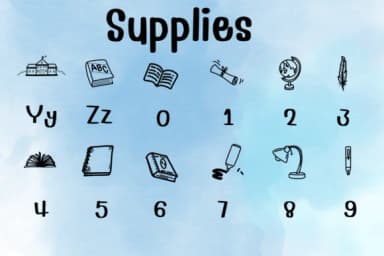 Supplies by KinnareeART — Dingbats Font — thumbnail 4