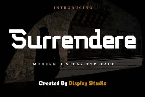 Surrendere by DisplayStudio_ — Slab Serif Font