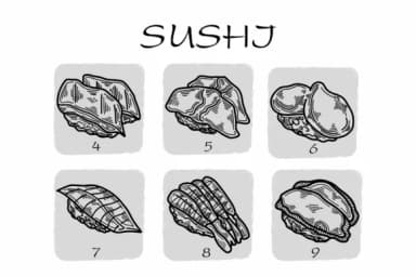 Sushi by Suphitchaya — Dingbats Font — thumbnail 4