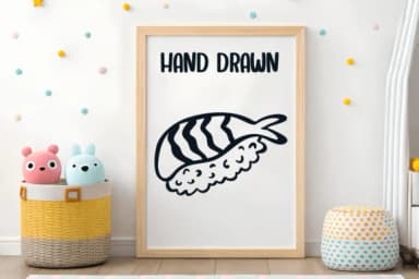 Sushi Japanese Food by PraewDesigns — Dingbats Font — thumbnail 5