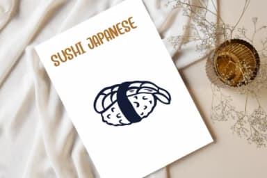 Sushi Japanese Food by PraewDesigns — Dingbats Font — thumbnail 7