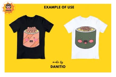 Sushi Kawaii by danita.kukkai — Dingbats Font — thumbnail 5