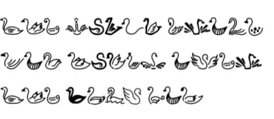 Swan Pattern by Chonada — Dingbats Font — thumbnail 8