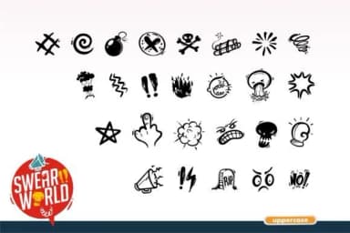 Swear Word by onoborgol — Dingbats Font — thumbnail 2