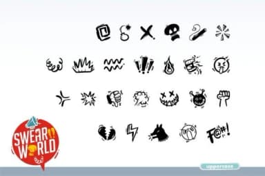 Swear Word by onoborgol — Dingbats Font — thumbnail 3