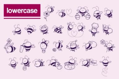 Sweet Bee by Onoborgol — Dingbats Font — thumbnail 3