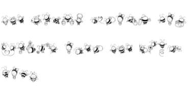 Sweet Bee by Onoborgol — Dingbats Font — thumbnail 6