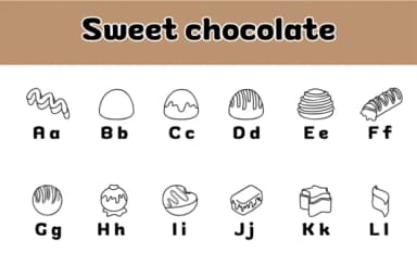 Sweet Chocolate by Chonada — Dingbats Font — thumbnail 2