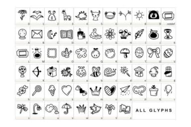 Sweet Dreams by YandiDesigns — Dingbats Font — thumbnail 2