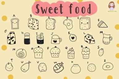 Sweet Food by Foam-Design Store — Dingbats Font — thumbnail 2
