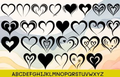 Sweet Heart Heart by MOMAT THIRTYONE — Dingbats Font — thumbnail 2