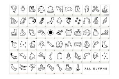 Sweet Winter by YandiDesigns — Dingbats Font — thumbnail 2