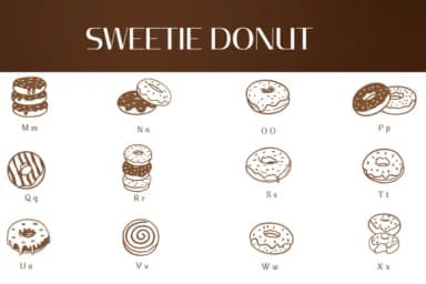 Sweetie Donut by Heartcraft Atelier — Dingbats Font — thumbnail 3