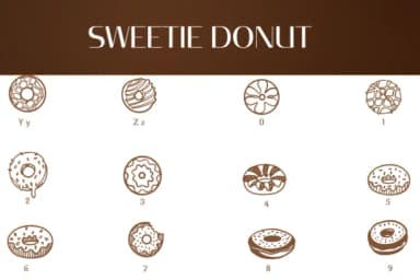 Sweetie Donut by Heartcraft Atelier — Dingbats Font — thumbnail 4