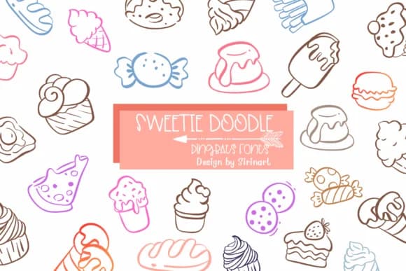 Sweetie Doodle by Sirinart — Dingbats Font