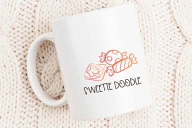 Sweetie Doodle by Sirinart — Dingbats Font — thumbnail 5